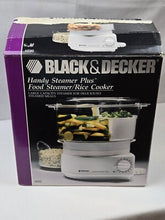 Black and Decker Handy Food Steamer Plus and Rice Cooker Hs90